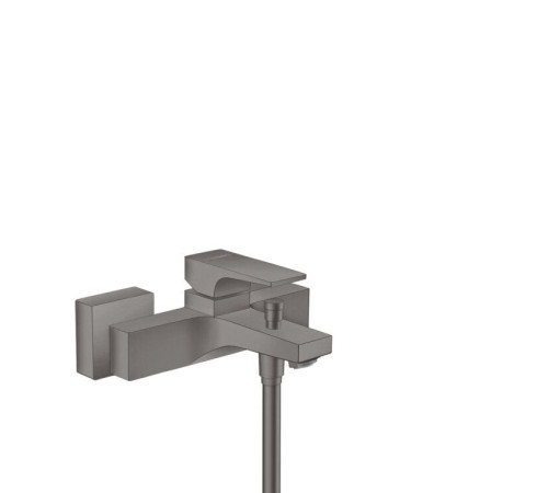 Смеситель для ванны Hansgrohe Metropol однорычажный внешний монтаж шлифованный черный хром 32540340