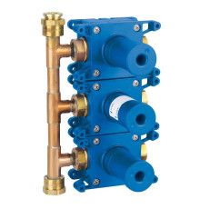 Встраиваемый вентиль Grohe Rapido C на три выхода 35031000