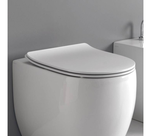 Сиденье для унитаза Kerasan Flo Slim с микролифтом 319101