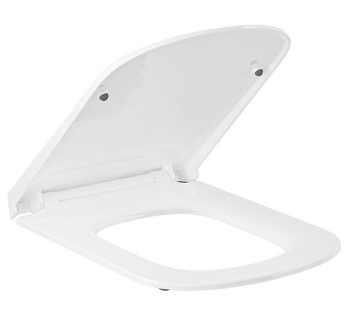 Сиденье для униза Kludi Resa S с крышкой микролифт белый глянцевый 27WCS43
