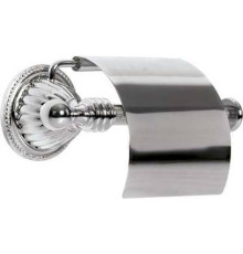 Держатель туалетной бумаги с крышкой Boheme Hermitage хром 10380