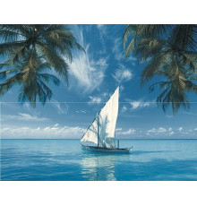 Панно из 2-х плиток Ceradim Ocean Sailboat 40х50 см КПН16Sailboat