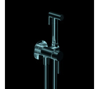 Комплект гигиенического душа AQUAMERIT Siena скрытый монтаж медь шлифованная AQM6217BC
