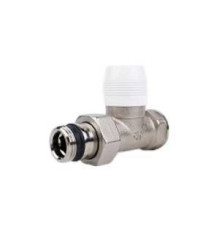 Вентиль отсекающий прямой Elsen 1/2x1/2 никелированный EVR10.3411