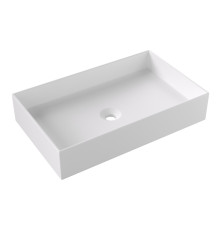 Раковина Ceramica Alice HIDE 60x37х12 см накладная белый матовый 31130109