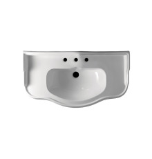 Раковина подвесная Kerasan Retro 100х54.5 см 3 отверстия белая 105001