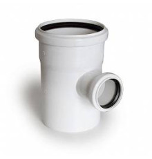 Тройник ELITE МК МПП 110/50х87° белый 36513