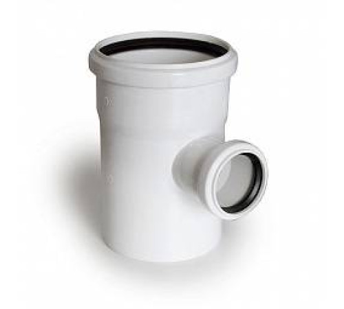 Тройник ELITE МК МПП 110/50х87° белый 36513