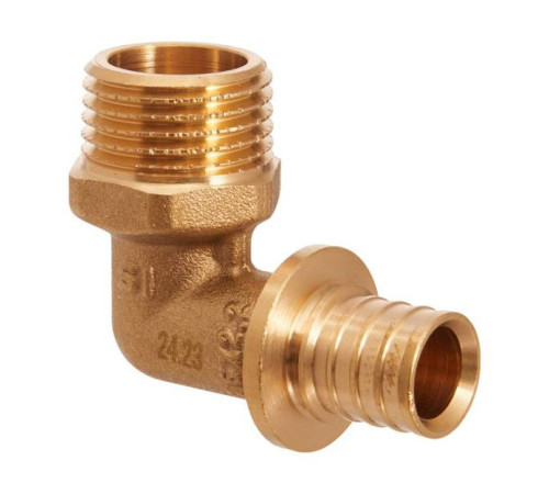 Угольник переходной латунный SMART Install 25x3.5-3/4 НР 52145S