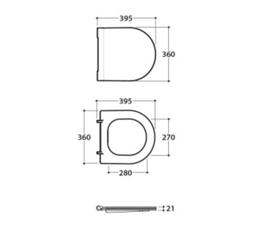 Сиденье для унитаза Globo Forty3 быстросъемное с микролифтом белое FOR22BI/cr