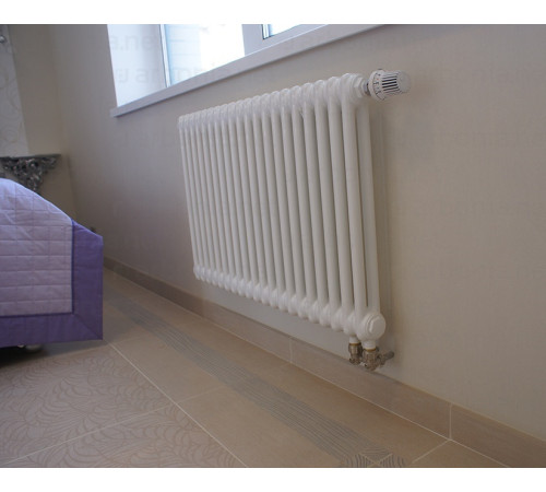 Трубчатый радиатор Arbonia 2057 28 секций нижнее подключение 2057/28 N69 твв RAL 9016