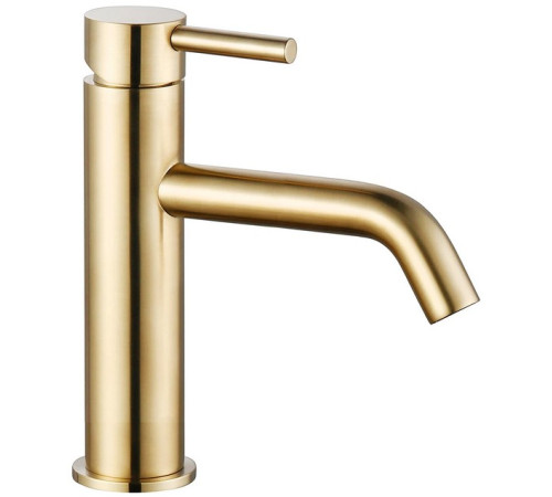 Смеситель для раковины AQUAMET Siena 82 мм золото AQM6210GG