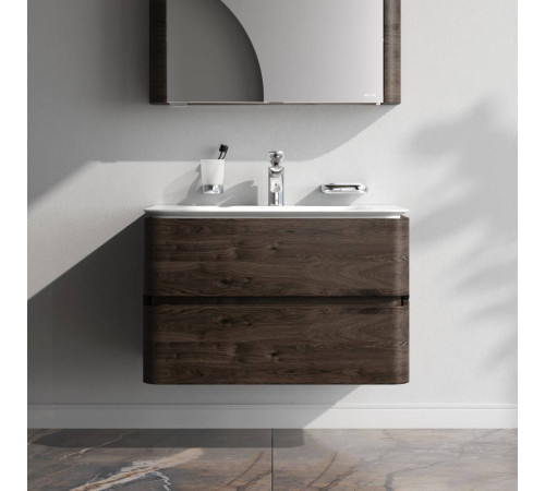Тумба под раковину подвесная 80 см AM.PM Sensation табачный дуб M30FHX0802TF