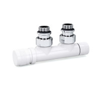 Узел нижнего подключения SR Rubinetterie Tondera угловой левый 1/2x3/4 Белый 0683-1500VCEA