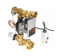 Узел смесительный Henco с термостатическим клапаном и насосом UFH-PGKTA