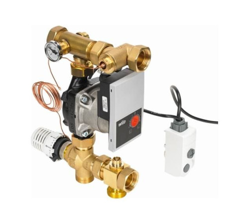 Узел смесительный Henco с термостатическим клапаном и насосом UFH-PGKTA