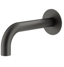 Излив для ванны настенный Plumberia Selection IXO 21 см графит SPT0060GR