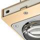Стакан Keuco Edition 11 подвесной хрустальный brushed brass 11150259000
