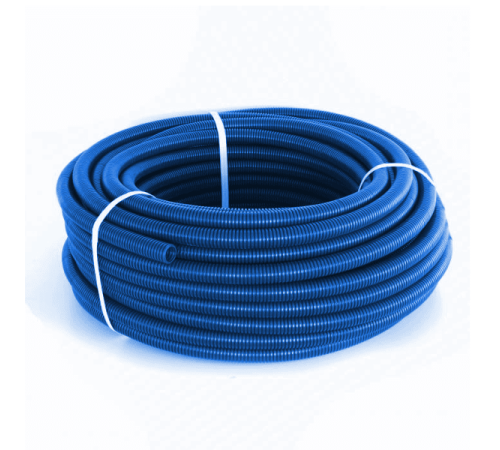 Труба гофрированная Heisskraft CorrugatedPipe 25 мм синяя бухта 50 м 14524162
