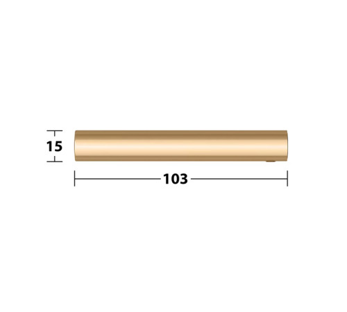 Держатель запасного рулона туалетной бумаги Keuco Edition 400 подвесной brushed brass 11563250000
