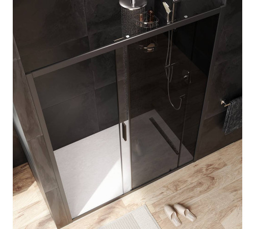 Дверь душевая в нишу AM.PM Gem 150x195 см раздвижная W90G-150-1-195BG