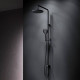 Душевая система AM.PM Like матовый черный F0790022