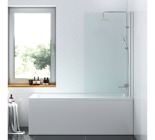 Шторка на ванну AM.PM Skyline 80х140 см поворотная DX35WBS-D080-140MT