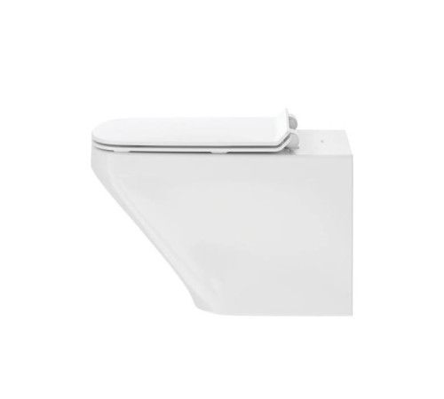Сиденье для унитаза Duravit DuraStyle с микролифтом петли нержавеющая сталь белое 0063790000