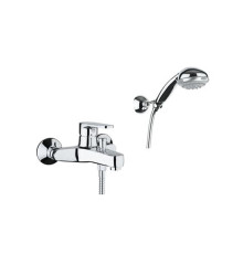 Смеситель для ванны Fiore Kyma с душевым комплектом хром 75CR6500