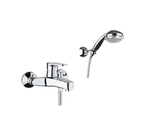 Смеситель для ванны Fiore Kyma с душевым комплектом хром 75CR6500