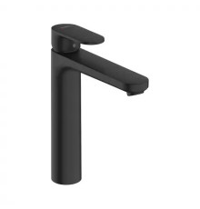 Смеситель для раковины Hansgrohe Vernis Blend 190 однорычажный без сливного гарнитура матовый черный 71582670