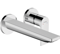 Смеситель для раковины Hansgrohe Rebris E 110 со сливным гарнитуром Push-Open 72568000