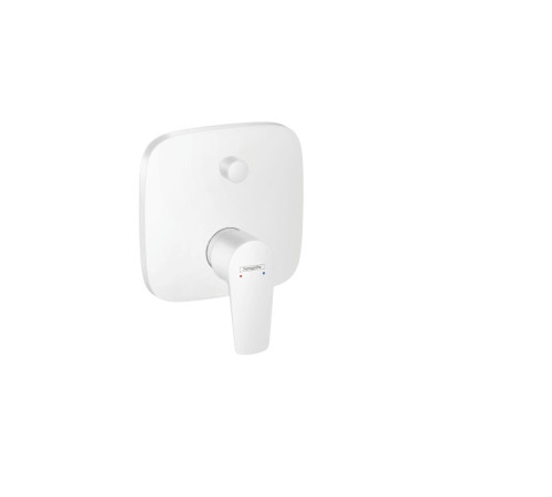 Смеситель для ванны Hansgrohe Talis E однорычажный скрытый монтаж матовый белый 71745700