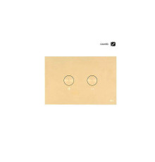 Кнопка смыва OLI BLINK пневматическая антивандальная сталь золото 878781