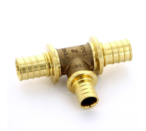 Тройник надвижной REHAU RAUTITAN RX 25х20х20 мм бронза 1377744