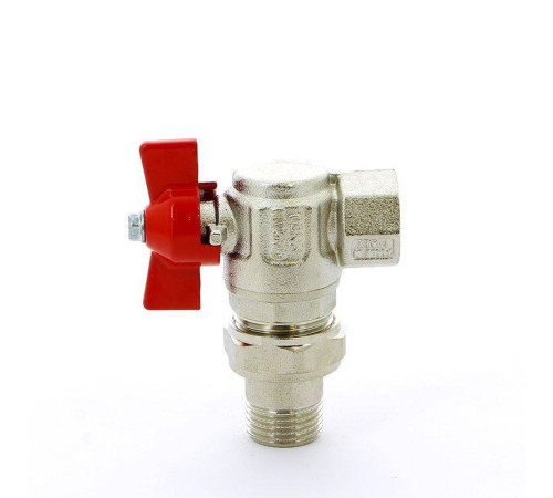 Кран шаровой ITAP IDEAL 1/2 НВ угловой с разъемным соединением бабочка 298