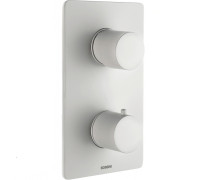 Наружная часть термостата Bossini Teo белый матовый Z00002.045