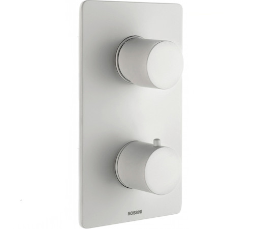 Наружная часть термостата Bossini Teo белый матовый Z00002.045