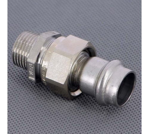 Муфта переходная пресс-Н Viega Sanpress Inox нержавеющая сталь 15x1/2 436445