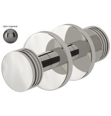 Вешалка для полотенцесушителя двойная Сунержа Каньон чёрный хром глянцевый 01-2010-0004