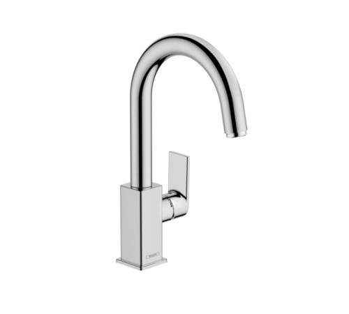 Смеситель для раковины Hansgrohe Vernis Shape 200 мм со сливным гарнитуром 71564000