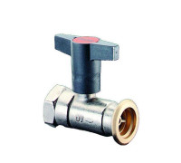 Кран шаровой Oventrop Optibal P для обвязки насоса DN 32 1 1/4 x 1 1/2 ВНГ без обратного клапана 1078373