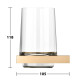 Стакан Keuco Edition 11 подвесной хрустальный brushed brass 11150259000