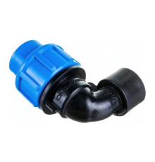 Угольник компрессионный Unidelta для труб ПНД 20х1/2 ВР 509125