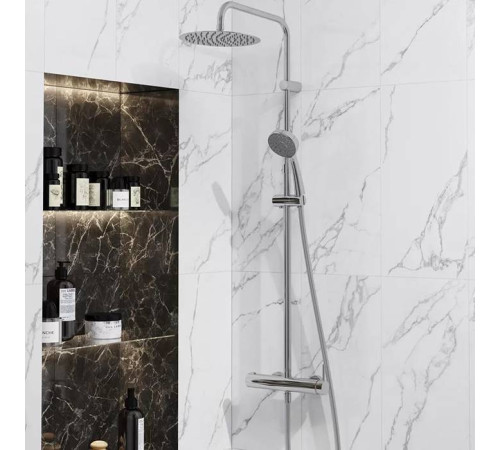 Душевая система Kerama Marazzi Nota со смесителем и ручным душем 5 режимов хром 8236KM.21.018