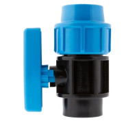 Кран шаровой компрессионный РТП ПНД 32 мм x 1 НР 506413