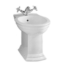 Биде напольное Devon&Devon Westminster 56х36 см 1 отверстие белый IBBID1FWES