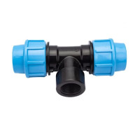 Тройник компрессионный Джилекс 32х1 ВР для труб ПНД 507838