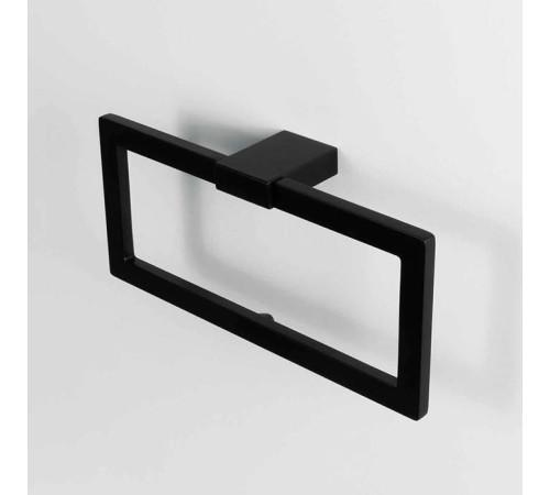 Полотенцедержатель-кольцо Colombo Design MiniQ чёрный матовый B5031.NM