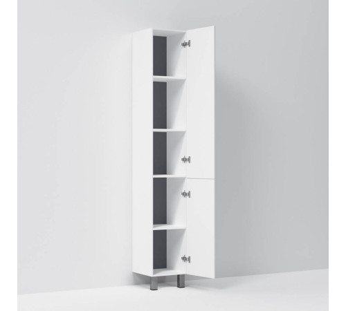 Шкаф-пенал напольный AM.PM Gem 30 см правый белый глянец M90CSR0306WG